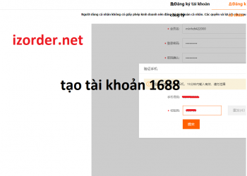 tạo tài khoản mua hàng trên 1688